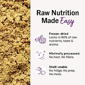 Stella & Chewy's Chick Chick Chicken Dinner Morsels Freeze-Dried Raw Cat Food, 18-oz bag