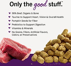 Stella & Chewy's Freeze-Dried Raw Dinner Morsels Grain-Free Protein Rich Bountiful Beef Recipe Cat Food, 18-oz bag slide 2 of 9