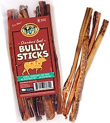 Pack Approved Standard Beef Bully Sticks Natural Dog Chews, 12-in, 8 count