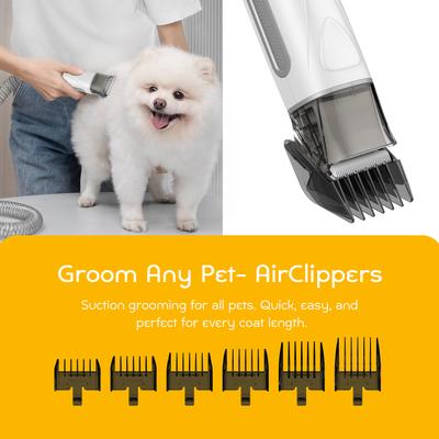 Show full view: LILIPRO Dog & Cat Grooming Kit with Clipper, Vacuum & Dryer, White slide 6 of 11