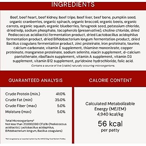 Stella & Chewy's Stella's Super Beef Dinner Patties Freeze-Dried Raw Dog Food, 25-oz bag