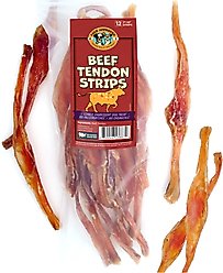 Pack Approved Beef Tendon Strips Natural Dog Chews, 7 to 10-in, 12 count