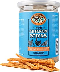 Pack Approved Mini Chicken Sticks Dehydrated Dog Treats, 3-oz
