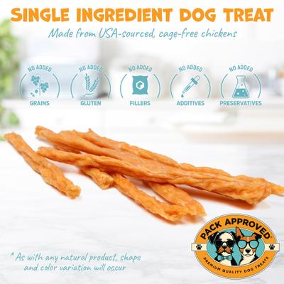 Show full view: Pack Approved Chicken Sticks Dehydrated Dog Treats, 6.2-oz slide 3 of 8