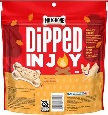 Show full view: Milk-Bone Dipped Toasted Marshmallow Flavored Dog Treats, 10-oz bag slide 4 of 12