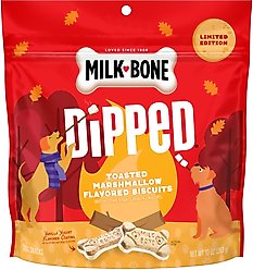 Milk-Bone Dipped Toasted Marshmallow Flavored Dog Treats, 10-oz bag