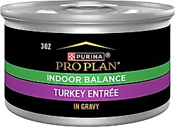 Purina Pro Plan High Protein Indoor Grilled Turkey Entree in Gravy Wet Cat Food, 3-oz can, case of 24