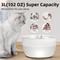 Show in main carousel: Casfuy W8 Stainless Steel Dog & Cat Water Fountain with LED Light, White, 102-fl oz slide 4 of 10
