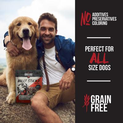 Show full view: Grillerz Bully Bits Dog Treats, 16-oz bag slide 4 of 6