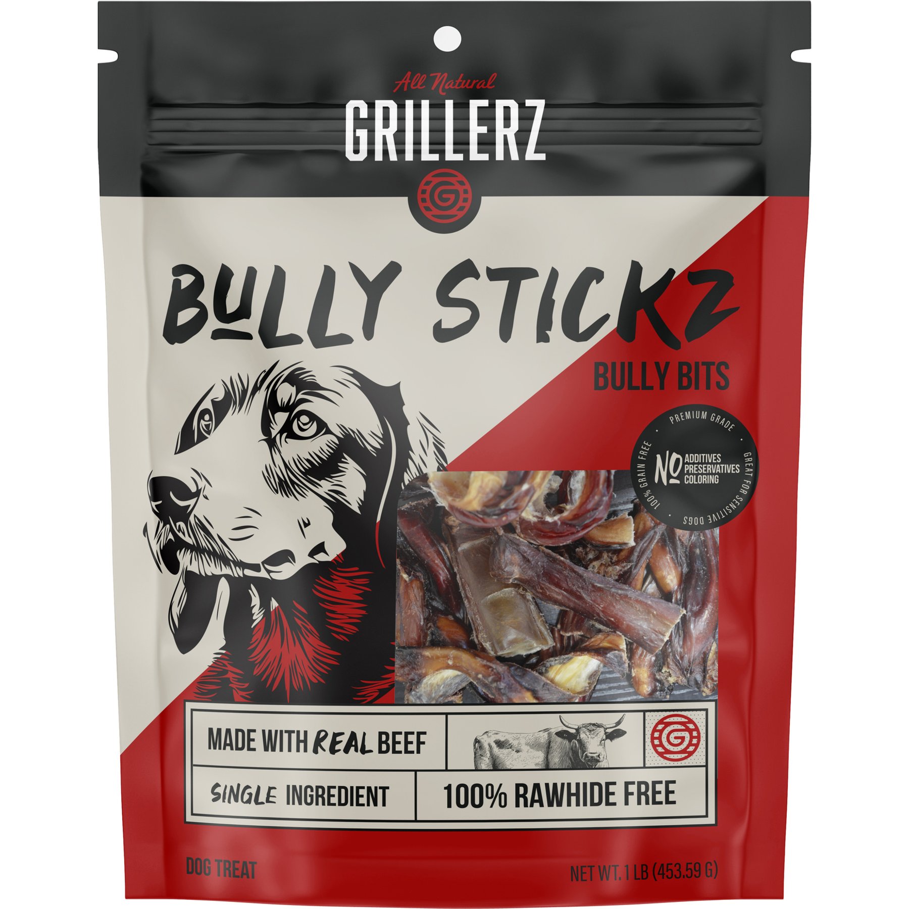 Grillerz Bully Bits Dog Treats, 16-oz bag