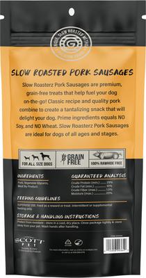Show full view: Grillerz Slow Roasterz 6 Inch Pork Sausages Soft & Chewy Dog Treats, 2 count slide 3 of 7