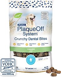 ProDen PlaqueOff System Crunchy Dental Bites for Large & Giant Breed Dogs, 6-oz