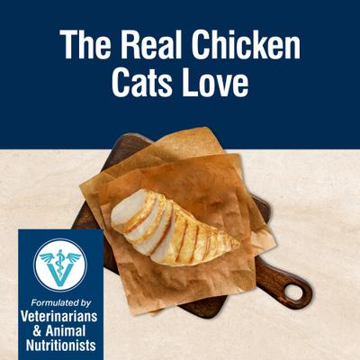 Show full view: Blue Buffalo True Solutions Fab Feline Indoor Formula Chicken Wet Cat Food, 3-oz can, case of 24 slide 4 of 12