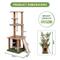 Show in main carousel: Coziwow 76-in Green Leaves Plush Multi-Level Cat Tree​​​​​​​ & Condo with Scratching Posts slide 9 of 11