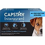 Capstar Flea Oral Treatment for Dogs, 2-25 lbs, 6 Tablets