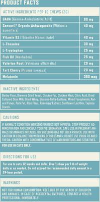 Show full view: Rocco & Roxie Supply Co. Chicken Flavored Calming Chew Supplement for Cats, 3.7-oz bag slide 10 of 11