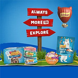Friskies Seafood Sensations Salmon Tuna & Shrimp Dry Cat Food, 30-lb bag