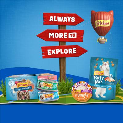 Show full view: Friskies Seafood Sensations Salmon Tuna & Shrimp Dry Cat Food, 22-lb bag slide 9 of 12