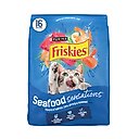 Friskies Seafood Sensations Salmon Tuna & Shrimp Dry Cat Food, 16-lb bag