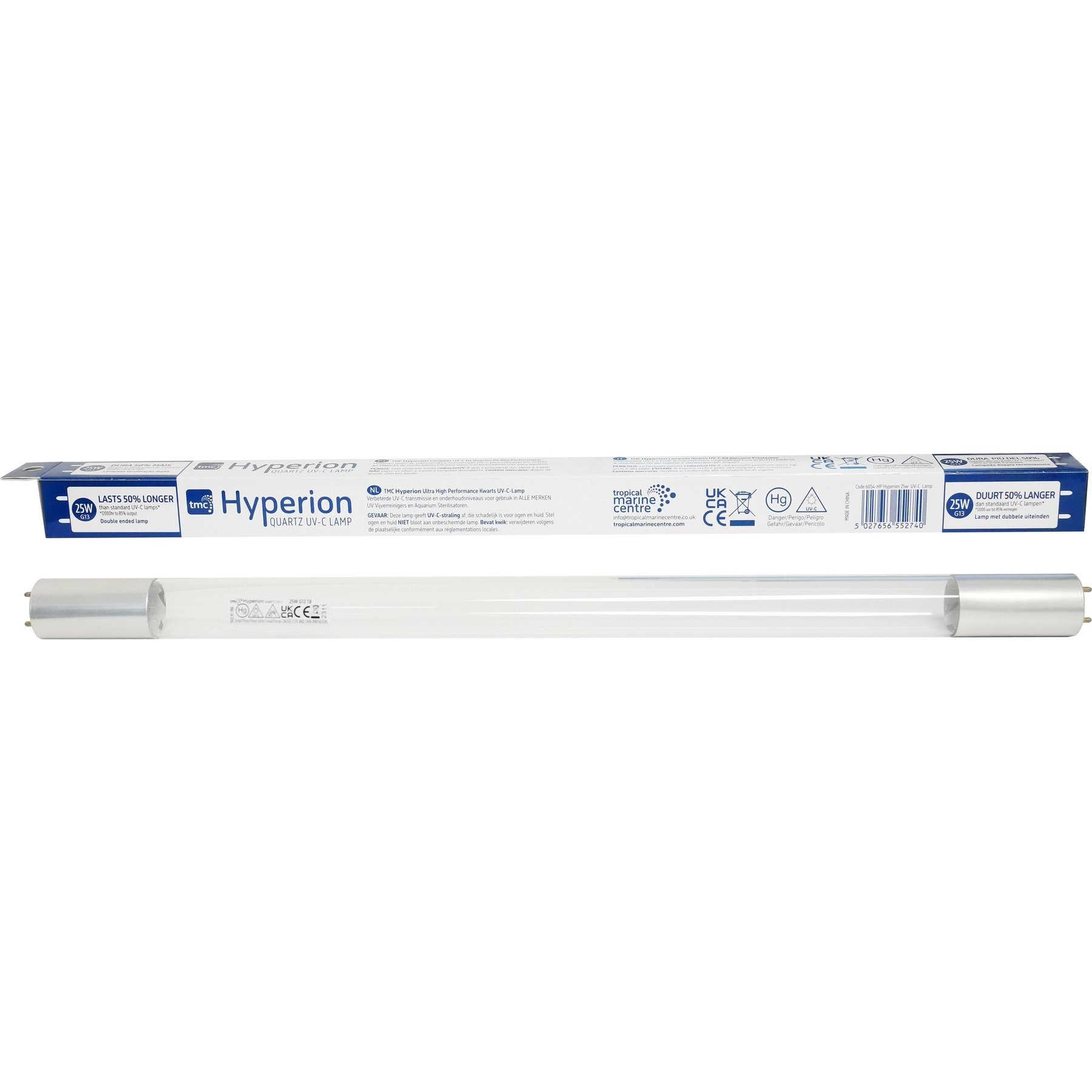 TMC Hyperion Ultra High Performance Quartz UVC Lamp, 25-watt