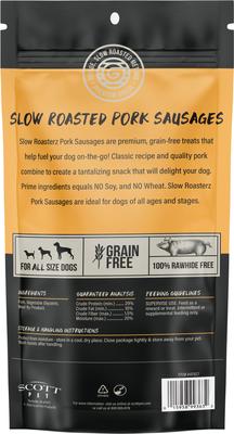 Show full view: Grillerz Slow Roasterz 6 Inch Pork Sausages Soft & Chewy Dog Treats, 4 count slide 3 of 7