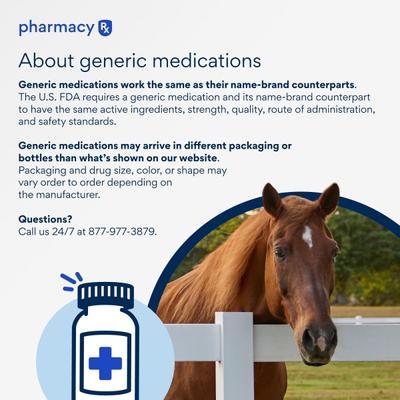 Show full view: Phenylbutazone Bolus (Generic) Tablets for Horses, 1-g, 30 tablets slide 2 of 3