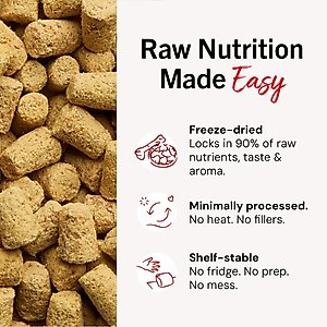 Stella & Chewy's Stella's Super Beef Meal Mixers Freeze-Dried Raw Dog Food Topper, 18-oz bag