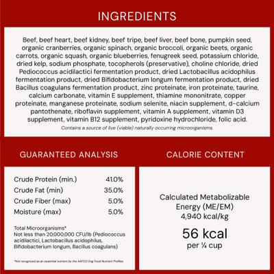 Show full view: Stella & Chewy's Stella's Super Beef Meal Mixers Freeze-Dried Raw Dog Food Topper, 3.5-oz bag slide 10 of 14