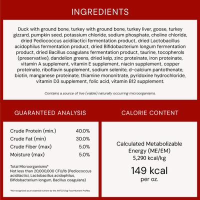 Show full view: Stella & Chewy's Duck Duck Goose Meal Mixers Freeze-Dried Raw Dog Food Topper, 3.5-oz bag slide 10 of 13