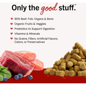 Stella & Chewy's Freeze-Dried Raw Meal Mixers Grain-Free Protein Rich Beef & Salmon Recipe Dog Food, 3.5-oz bag