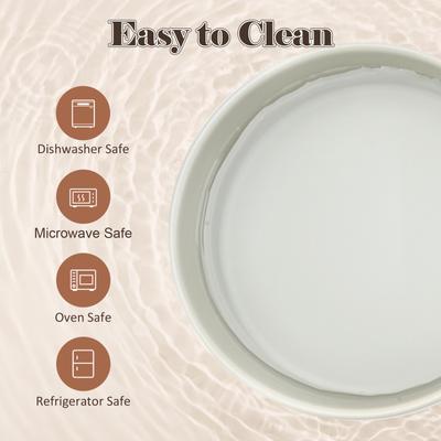 Show full view: SpunkyJunky Ceramic & Acacia Wood Raised Dog Bowls, 2 count, Gray, 1.7 cup slide 6 of 7