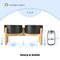 Show in main carousel: SpunkyJunky Ceramic & Wood Raised Dog Bowls, 2 count, Black, 3.6 cup slide 6 of 7