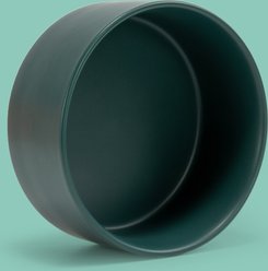 SpunkyJunky Modern Cute Ceramic Weighted Dog Bowl, 1 count, Green, 3.6 cup slide 2 of 7