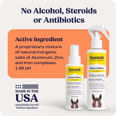 Show full view: Summit Animal Health Sores & More Horse Skin Care Treatment, 4-fl oz bottle slide 3 of 6
