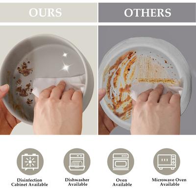 Show full view: SpunkyJunky Slanted Ceramic & Wood Non-Slip Dog Bowl, 1 count, 3.6 cup, Grey slide 5 of 9