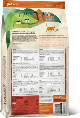 Show full view: Gather Free Acres Organic Free-Run Chicken Dry Cat Food, 4-lb bag slide 3 of 11