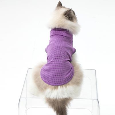 Show full view: Pebot Dobby Dog & Cat Sun Protection T-Shirt, Lavender, Size 22 slide 5 of 6