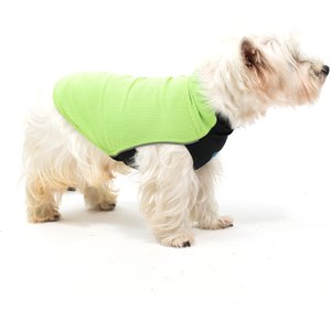 Pebot Dobby Dog & Cat Sun Protection T-Shirt, Lime Green, Size 18