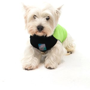Pebot Dobby Dog & Cat Sun Protection T-Shirt, Lime Green, Size 18