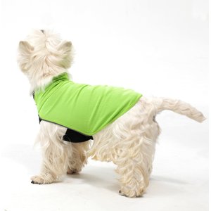 Pebot Dobby Dog & Cat Sun Protection T-Shirt, Lime Green, Size 18