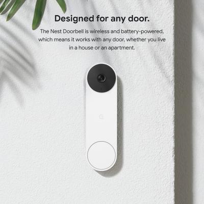 Show full view: Google Nest Wi-Fi Video Doorbell, Snow slide 6 of 9