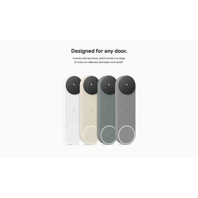 Show full view: Google Nest Wi-Fi Video Doorbell, Snow slide 9 of 9