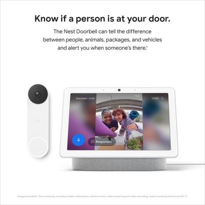 Show full view: Google Nest Wi-Fi Video Doorbell, Snow slide 5 of 9