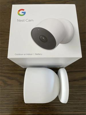 Show full view: Google Nest Cam Indoor/Outdoor Wire Free Security Camera, White slide 9 of 9
