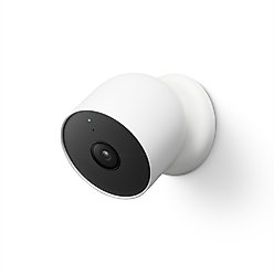 Google Nest Cam Indoor/Outdoor Wire Free Security Camera, White
