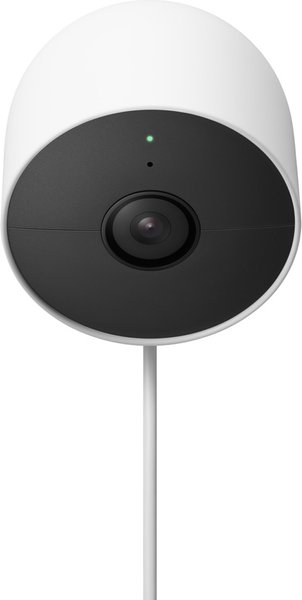 Google Nest Cam Indoor/Outdoor Wire Free Security Cameras, Snow, 2 count