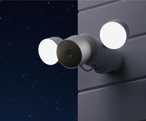 Show full view: Google Nest Cam Outdoor or Wired with Floodlight Security Camera, Snow slide 5 of 10