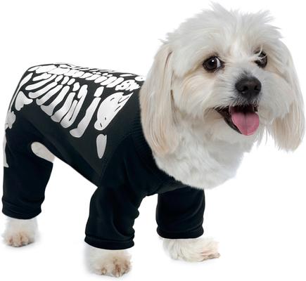 Show full view: Pets First Skeleton Dog Costume, Small slide 3 of 5