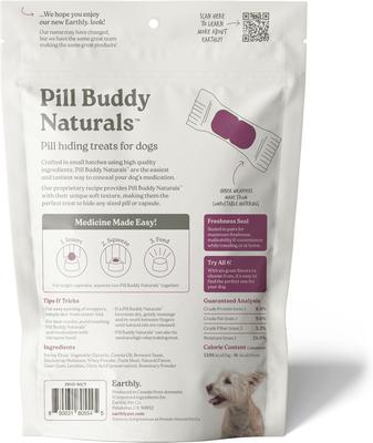 Show full view: Pill Buddy Naturals Grilled Duck Soft & Chewy Dog Treats, 90 count slide 10 of 11