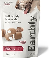 Pill Buddy Naturals Smokey Beef Soft & Chewy Dog Treats, 90 count